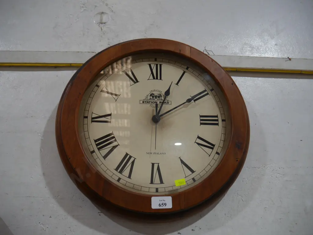 Station road wall clock Image 1++