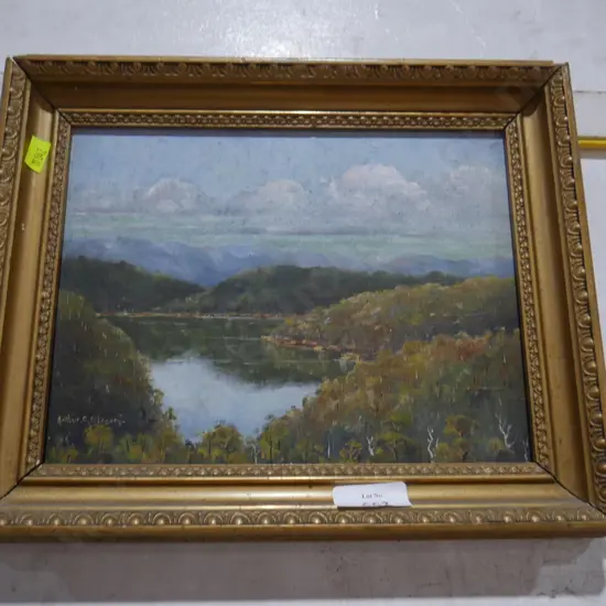 Landscape oil painting