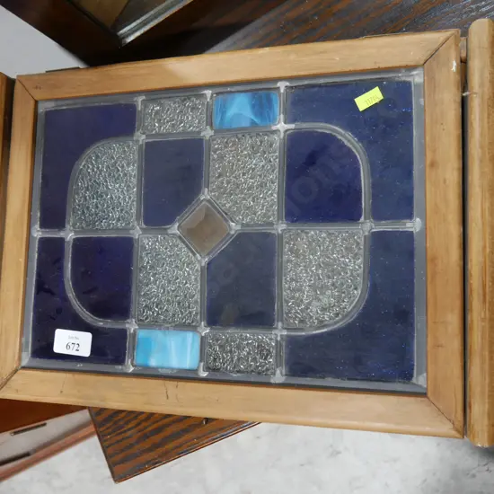 Small leadlight cabinet