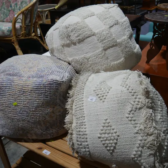 3 footstools