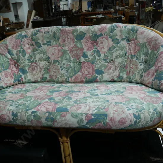 Cane sofa