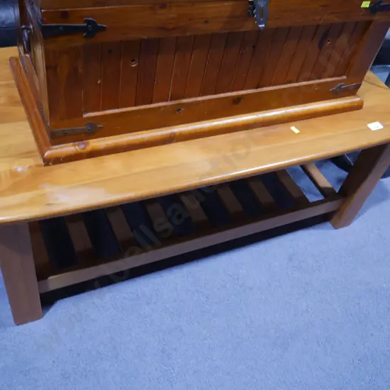 Pine coffee table