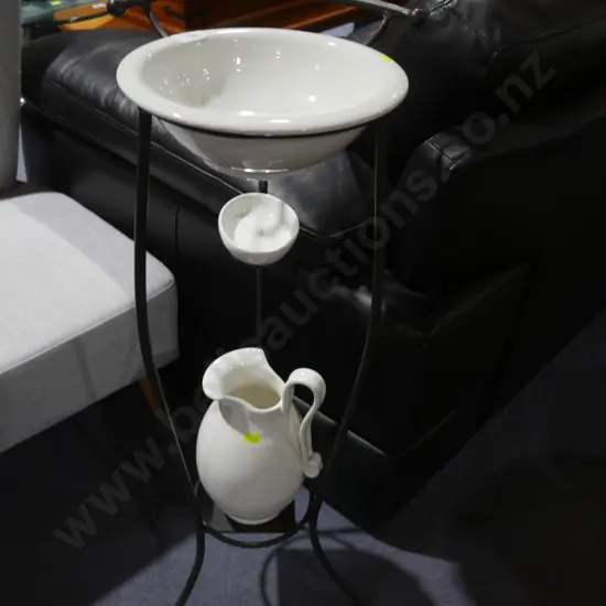 Wrought iron  basin set