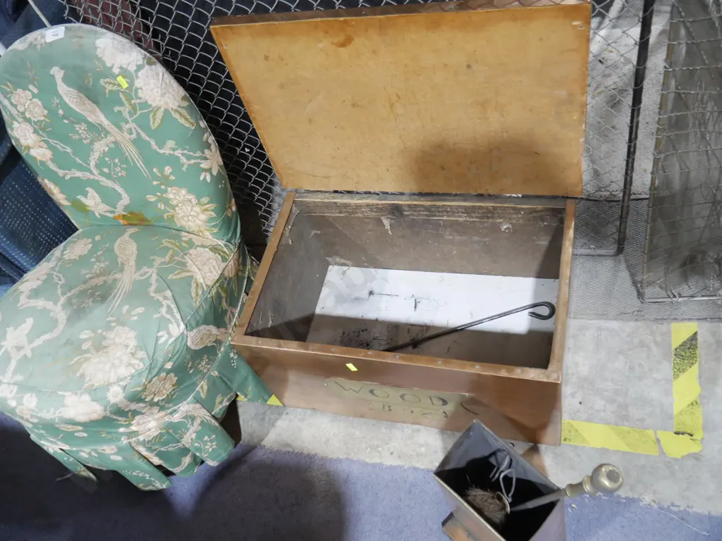 Copper wood box etc Image 1++