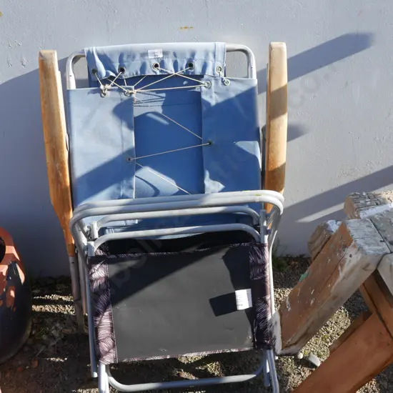 3 fold up chairs