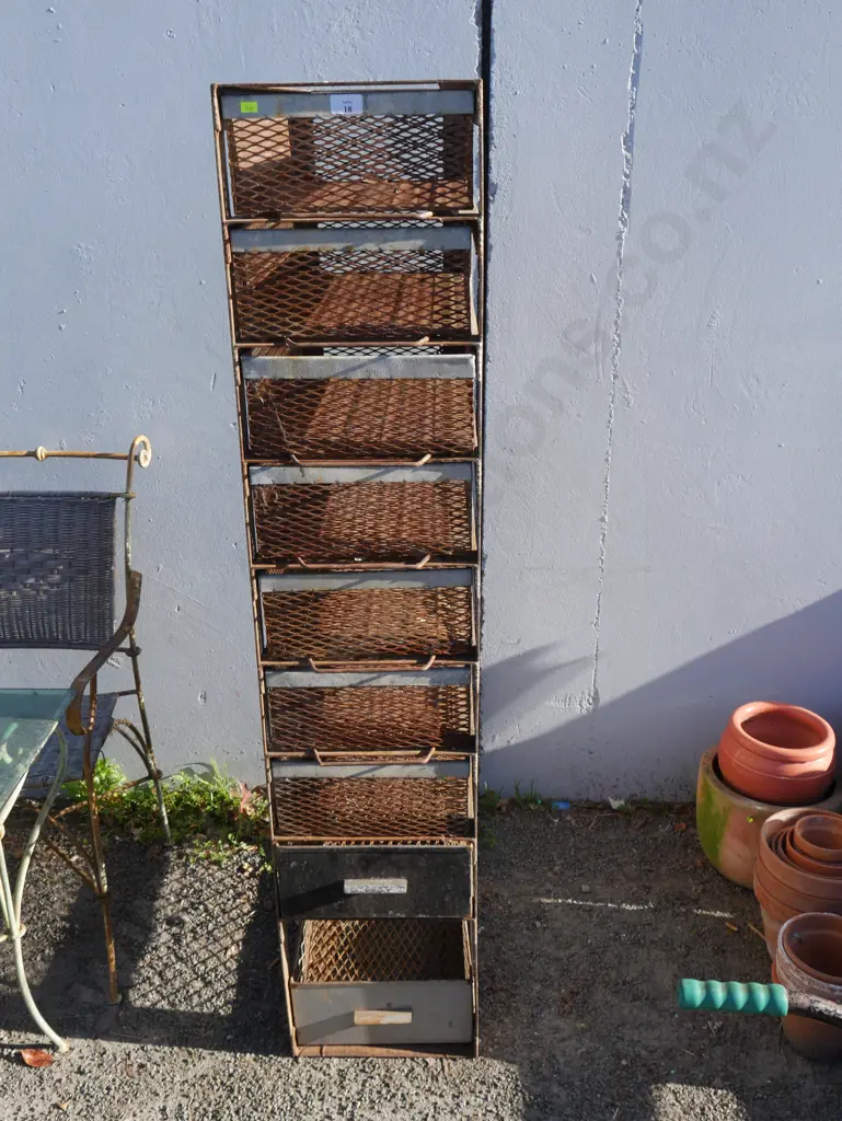 Tall metal storage drawers Image 1++