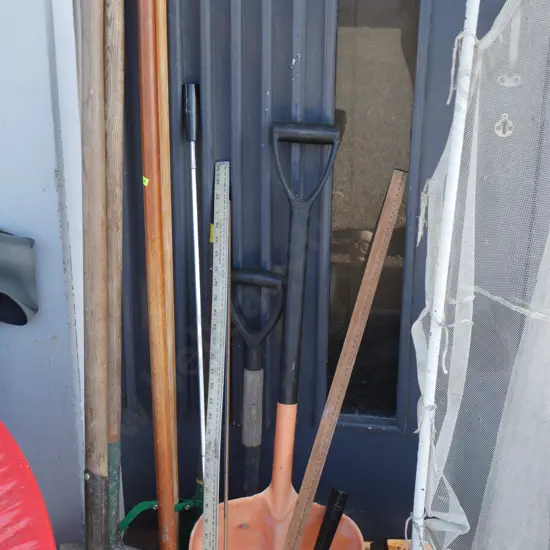 Assorted garden tools etc