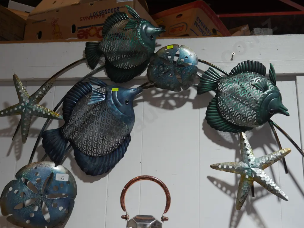 Metal fish wall decor Image 1++