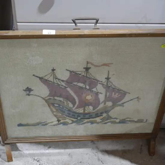 Ship embroidery fire guard