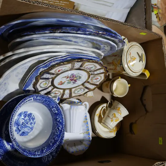 Crown Devon coffee set, other vintage china