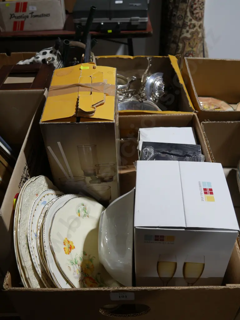Vintage china, cocktail set, glassware etc Image 1++