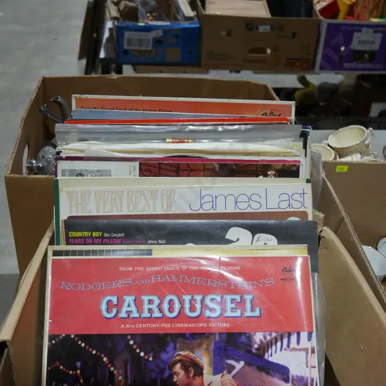 Box of records