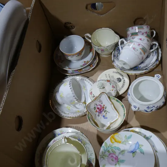 Box assorted china