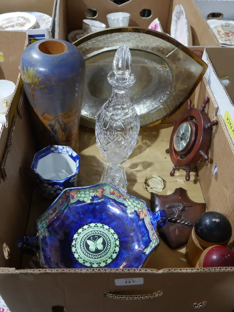 Crystal decanter, vintage china etc Image 1++