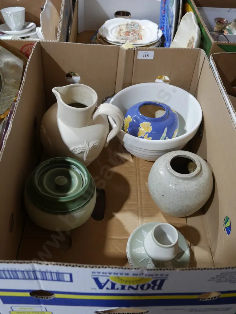 Luke Adams jug, Crown Lynn mixing bowl etc Image 1++