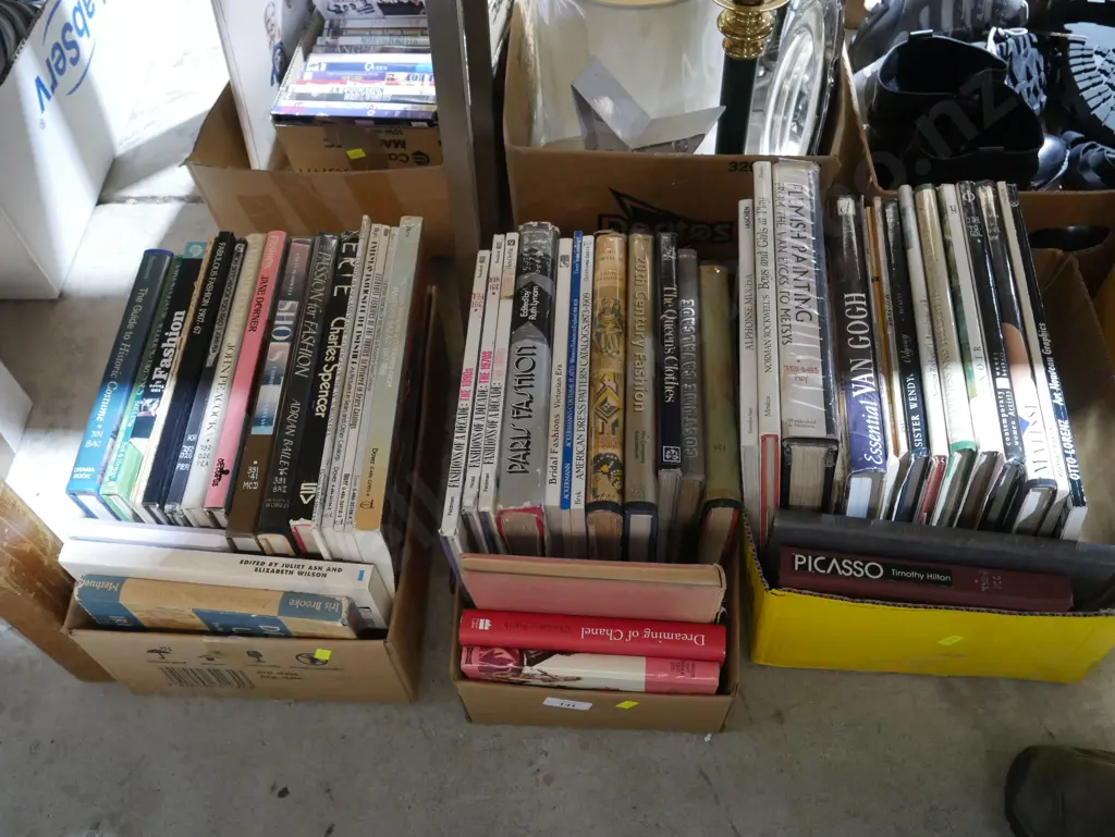 3 boxes of books Image 1++