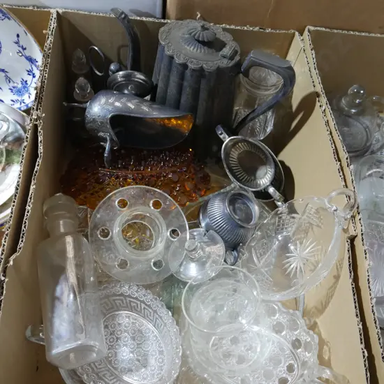 Glassware etc