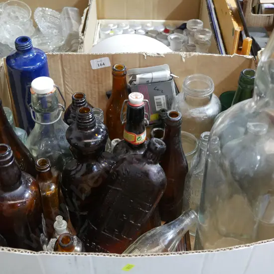 Assorted bottles