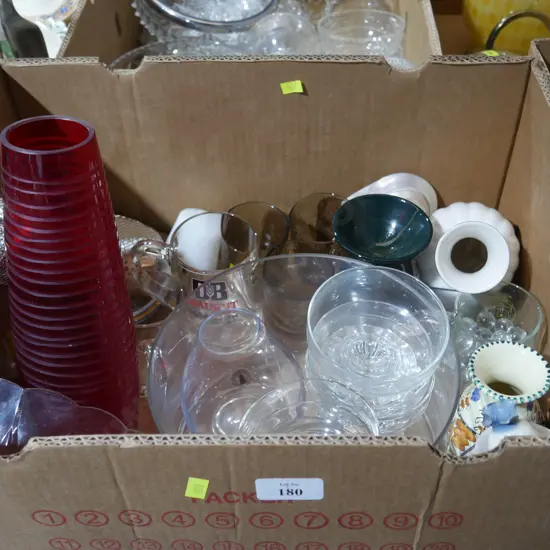 Glassware etc