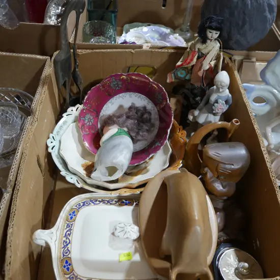 Wooden ornaments etc