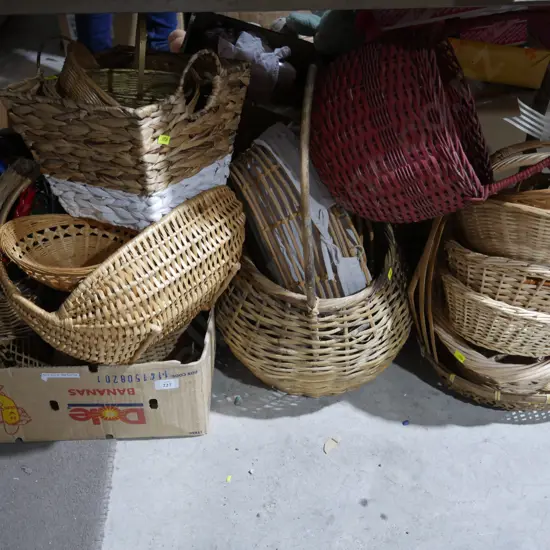Assorted baskets