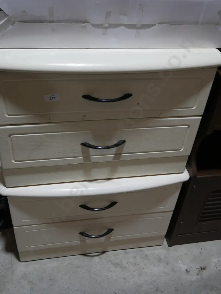 Pair bedside drawers Image 1++