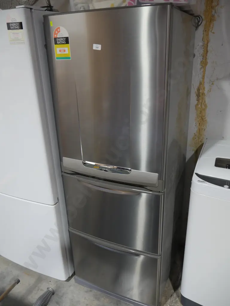 Mitsubishi fridge freezer with drawers Image 1++