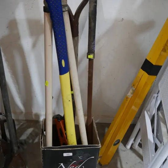 Assorted garden tools