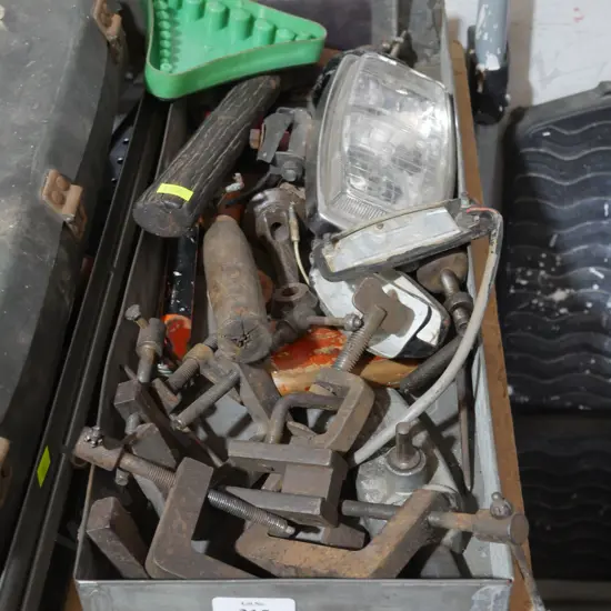 Assorted clamps etc