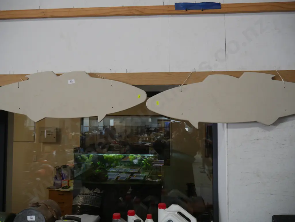 Wooden fish cut outs Image 1++