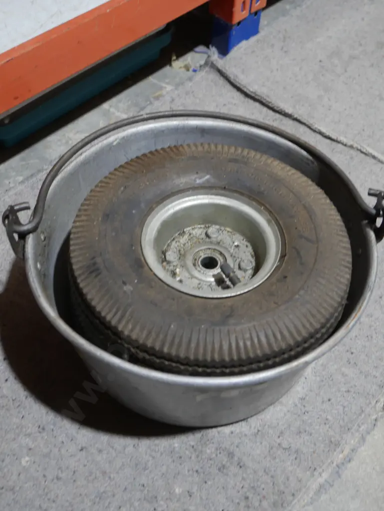 Preserving pan and barrow wheels Image 1++