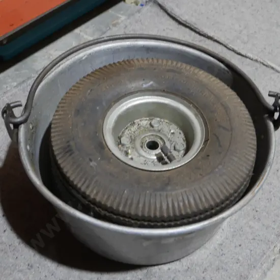 Preserving pan and barrow wheels