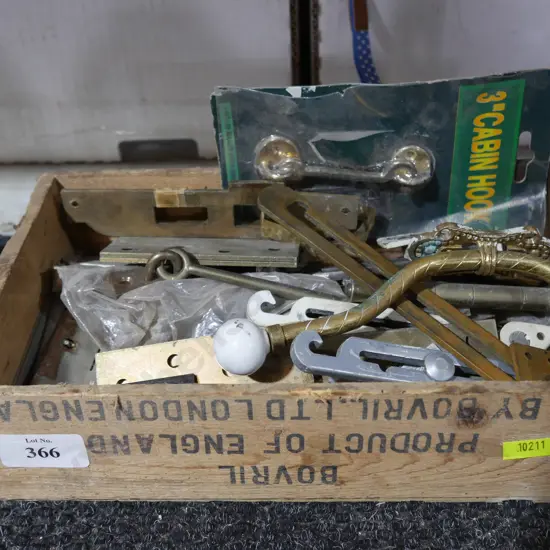 Brass hinges etc