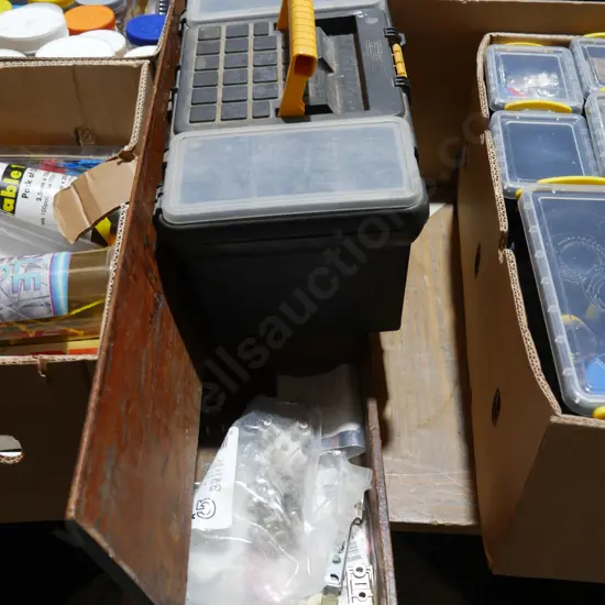 Two tool boxes and contents