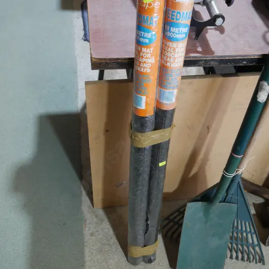 Two rolls of weedmat