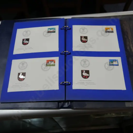 First day covers in album
