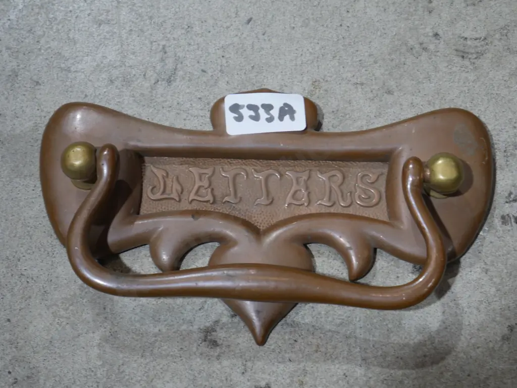 Copper door letter box fromt Image 1++