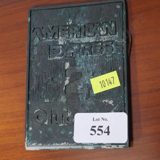 American express wall hanging