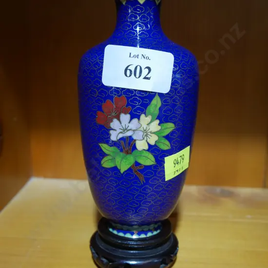 Cloisonne vase