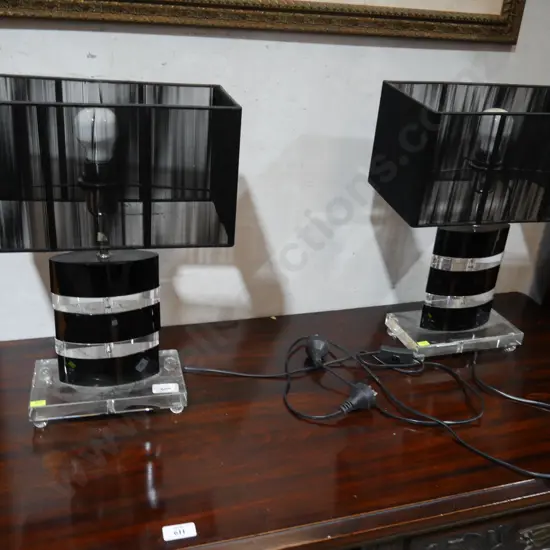 Pair of table lamps