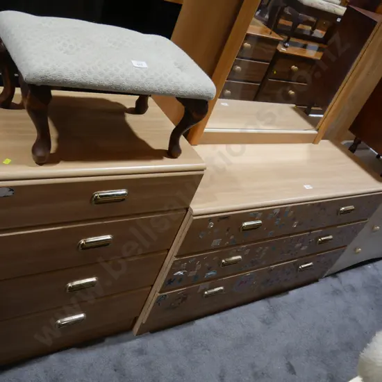 Three piece bedroom suite