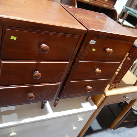 Pair of bedside drawers