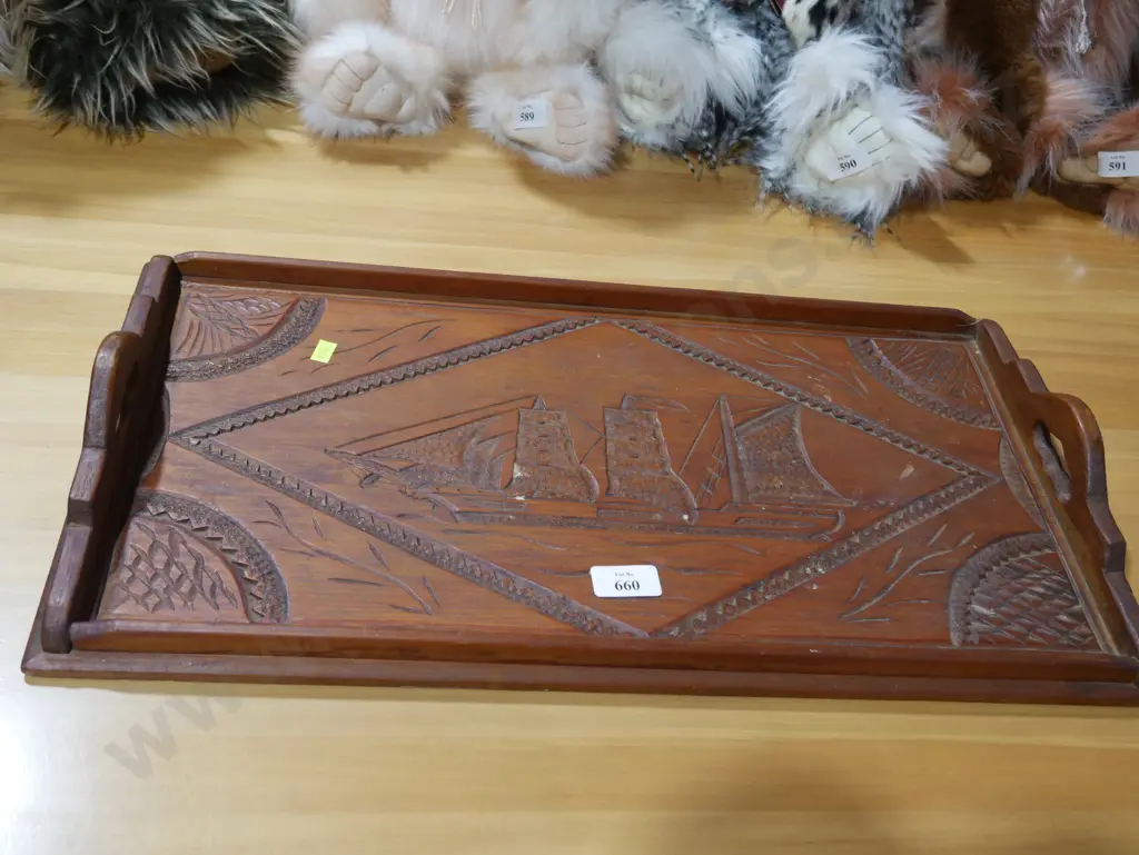 Carved tray Image 1++