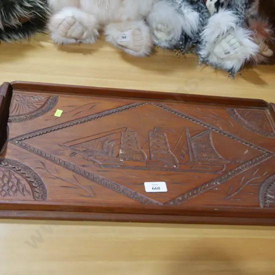 Carved tray