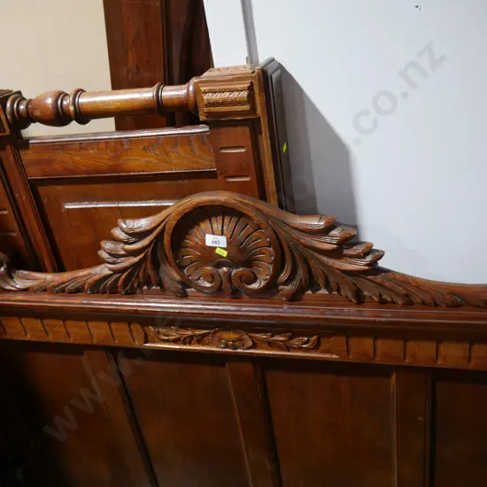 Antique bedhead