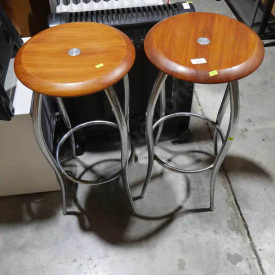 Pair of Awaroa barstools