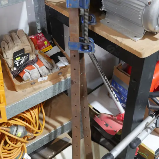 Three sash clamps