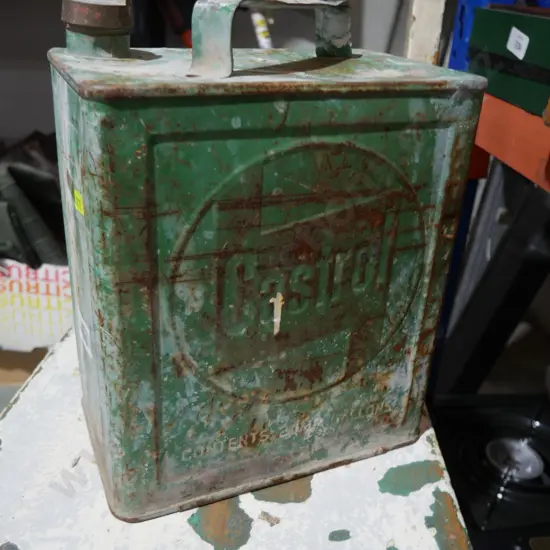 Castrol petrol can