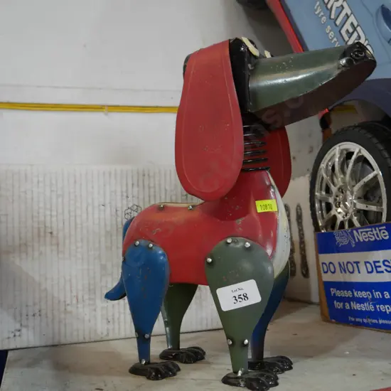 Dog garden ornament