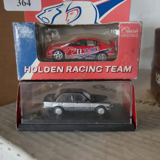 Two model cars